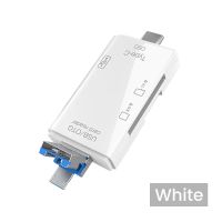 Kartenleser 3 Stecker USB, USB-C, Micro-USB, SD/microSD