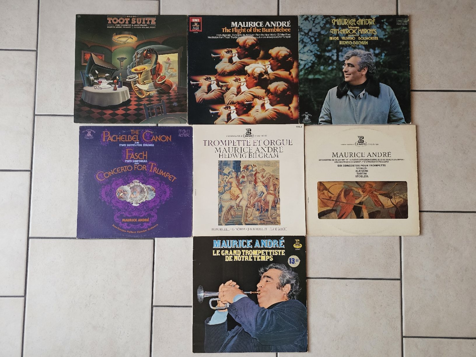 Dischi in vinile: 7x  Maurice André Schallplatten – Usato da Schneisingen venduto da backstore24