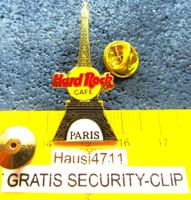 HR HARD ROCK CAFE PARIS EIFELTURM PIN mit SECURITY-CLIP