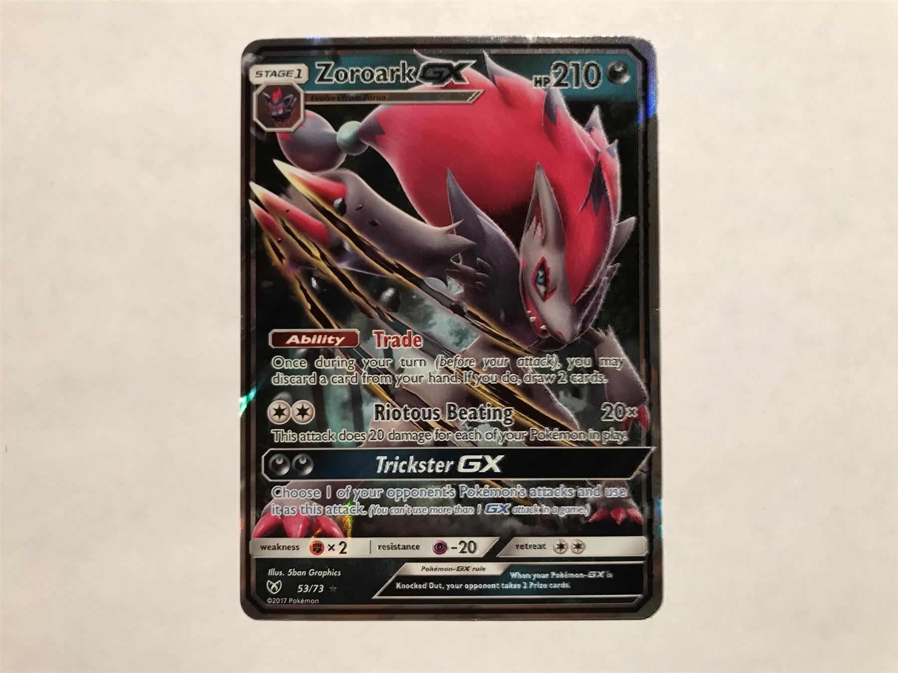 Pokémon Carte collezionabili: Zoroark GX – Nuovo (secondo la descrizione) da Hagendorn venduto da Pokecollectorch 1