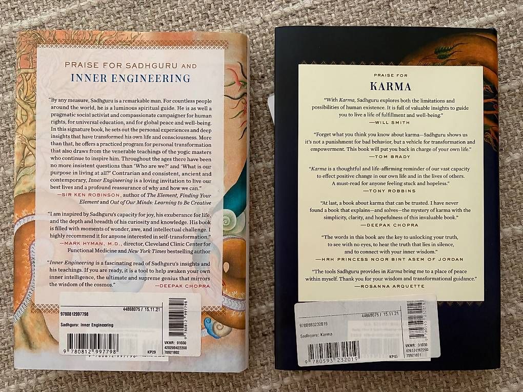 Libri: Sadhguru 2x Yogi Bücher – Nuovo (secondo la descrizione) da Hergiswil NW venduto da MiTerwi 1