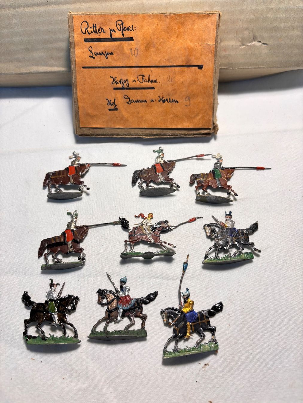 Statuette: antike Zinnfiguren Ritter – Usato da Hindelbank venduto da brm_72zv 4