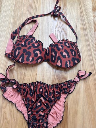 Leopard Print Bikini Set