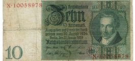 Berlin 10 Mark 22.01.1929 SS Serie X