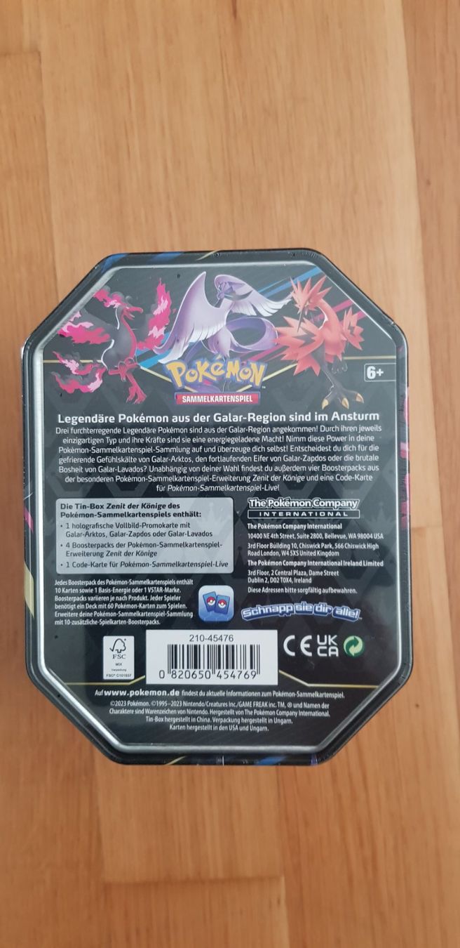 Pokémon Carte collezionabili: Pokemon Tin Box Galar Lavados OVP! – Nuovo e nell'imballaggio originale da Müllheim Dorf venduto da Randy026 1
