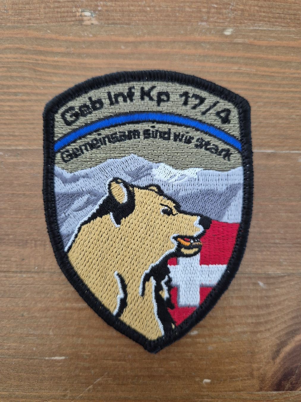 Armée suisse Plaquettes & Badges: Patch Geb Inf Kp 17/4 – Neuf (Voir description) à Emmen par Boni3