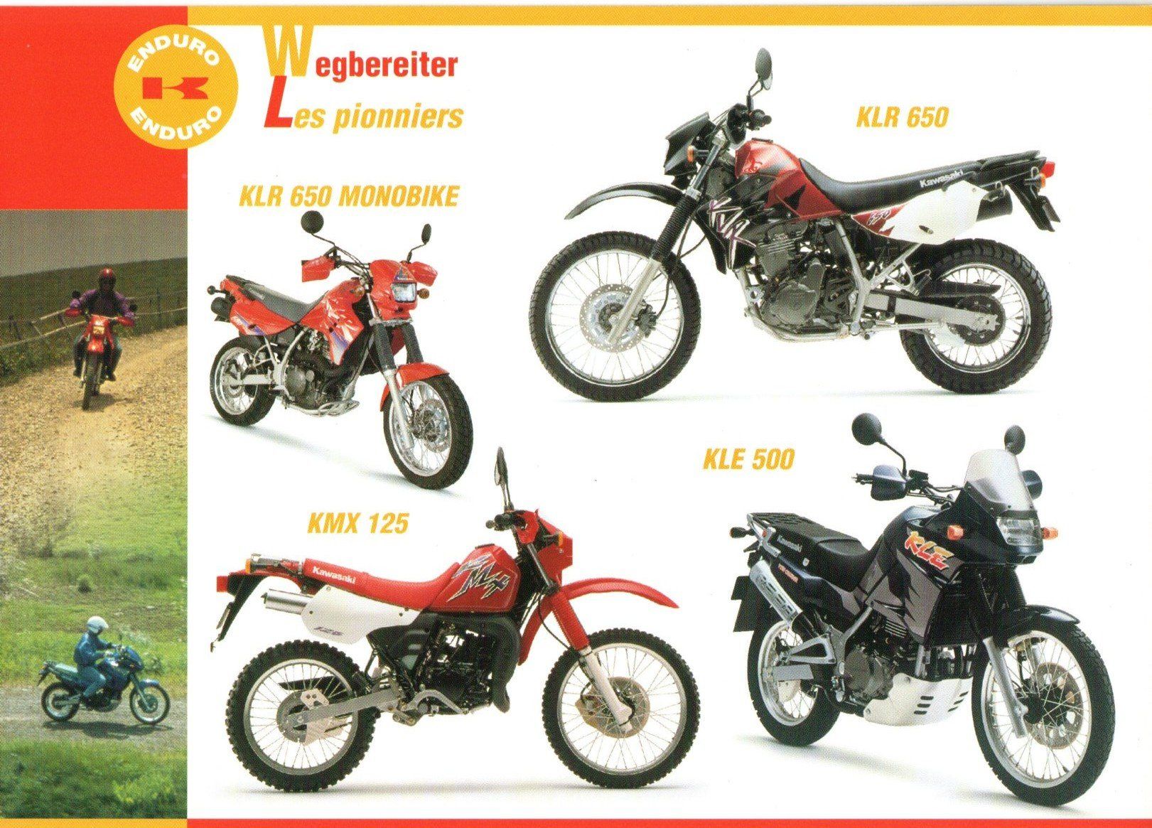 Kawasaki Strada: Kawasaki Modellprogramm 1998 - Originalprospekt – Usato da Malans GR venduto da Chueche427 7