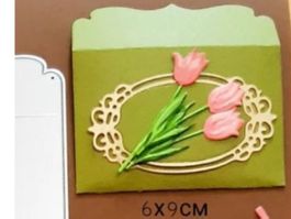 Stanzschablone Nr. R83, Couvert (Sizzix geeignet)