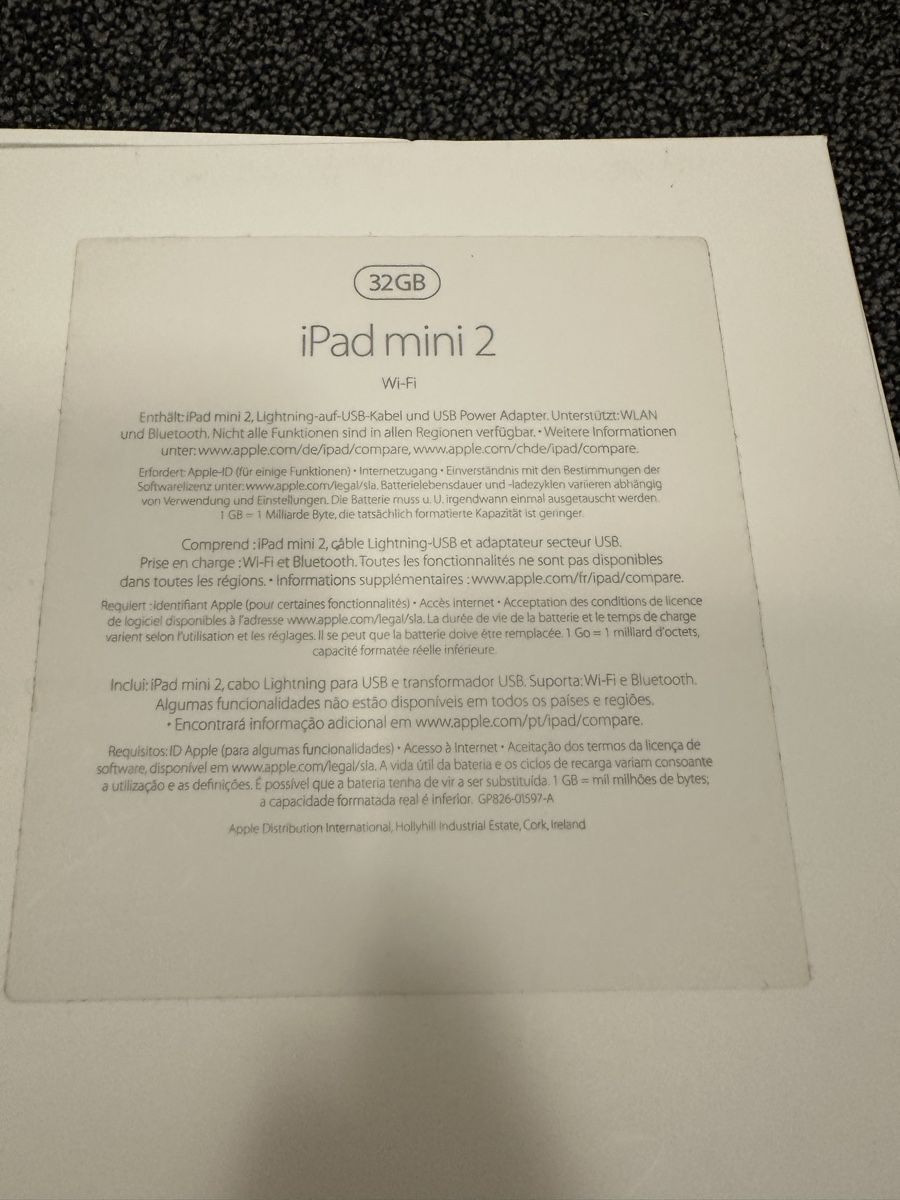 Apple Tablet PC: Ipad Mini 2 / 32 gb – Usato da Horgen venduto da Nathalie.Alicia 2
