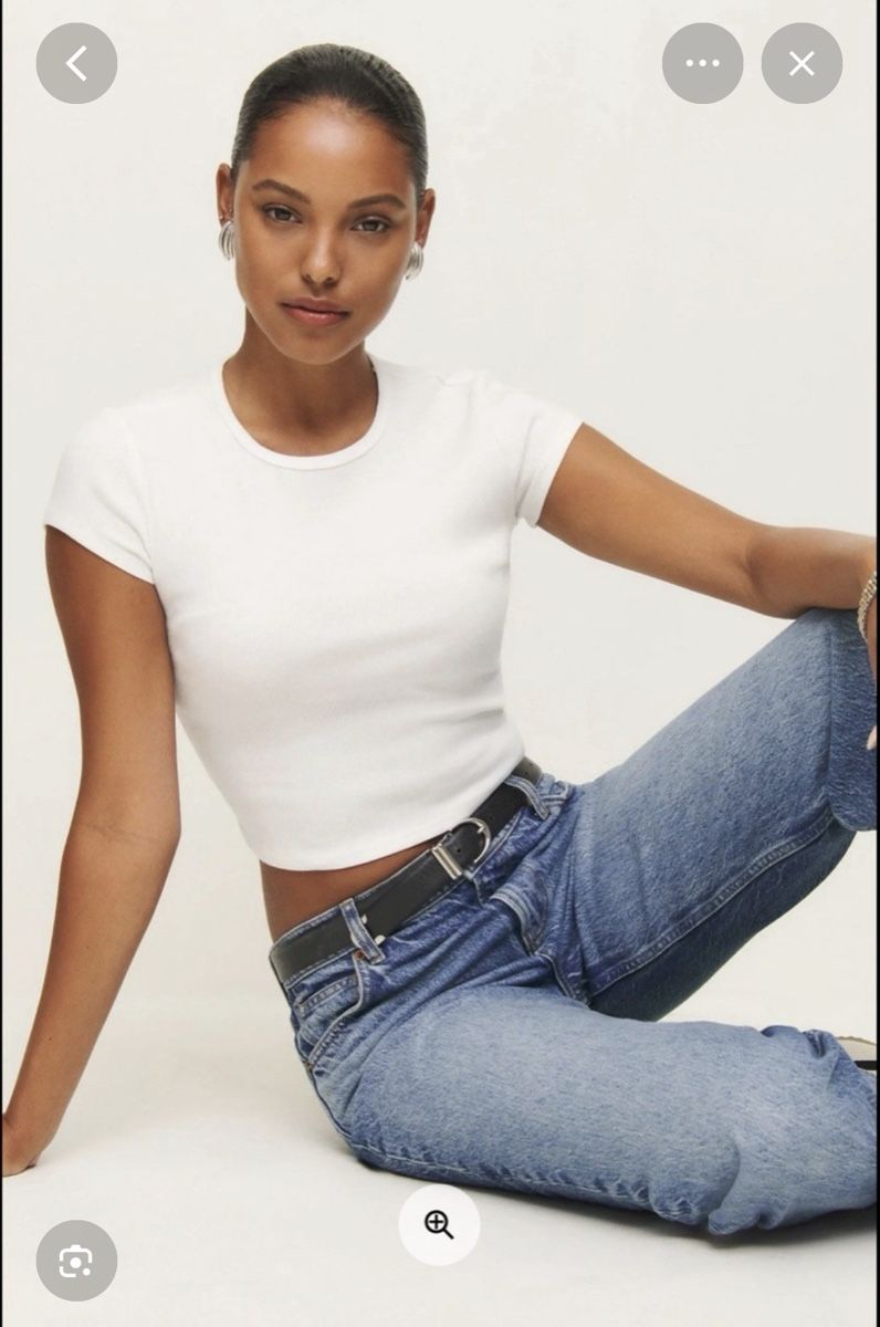 Reformation T-shirts: Reformation Muse Tee – D'occasion à Morges par pic_5hcz