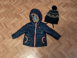 Doudoune chaude et bonnet garçon taille 89/95cm Decathlon