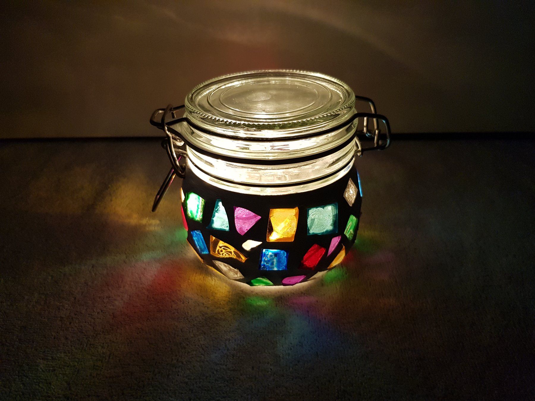 Ikea Contenitori & Simili: (Beleuchtetes) Einmachglas Regenbogen Handarbeit – Nuovo (secondo la descrizione) da Liestal venduto da tonic 4