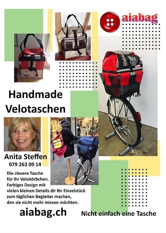 Borse: Einkaufs/Velotasche in einem – Usato da Zufikon venduto da Baum03
