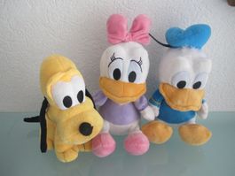 3 X DISNEY DAISY  DONALD PLUTO