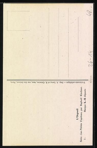 Cartoline postali: Raphael Kirchner: Halbnackte Dame mit de – Usato da Berlin venduto da bartko-reher 1