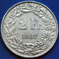 Silberner 2.- Jg. 1937, Rar
