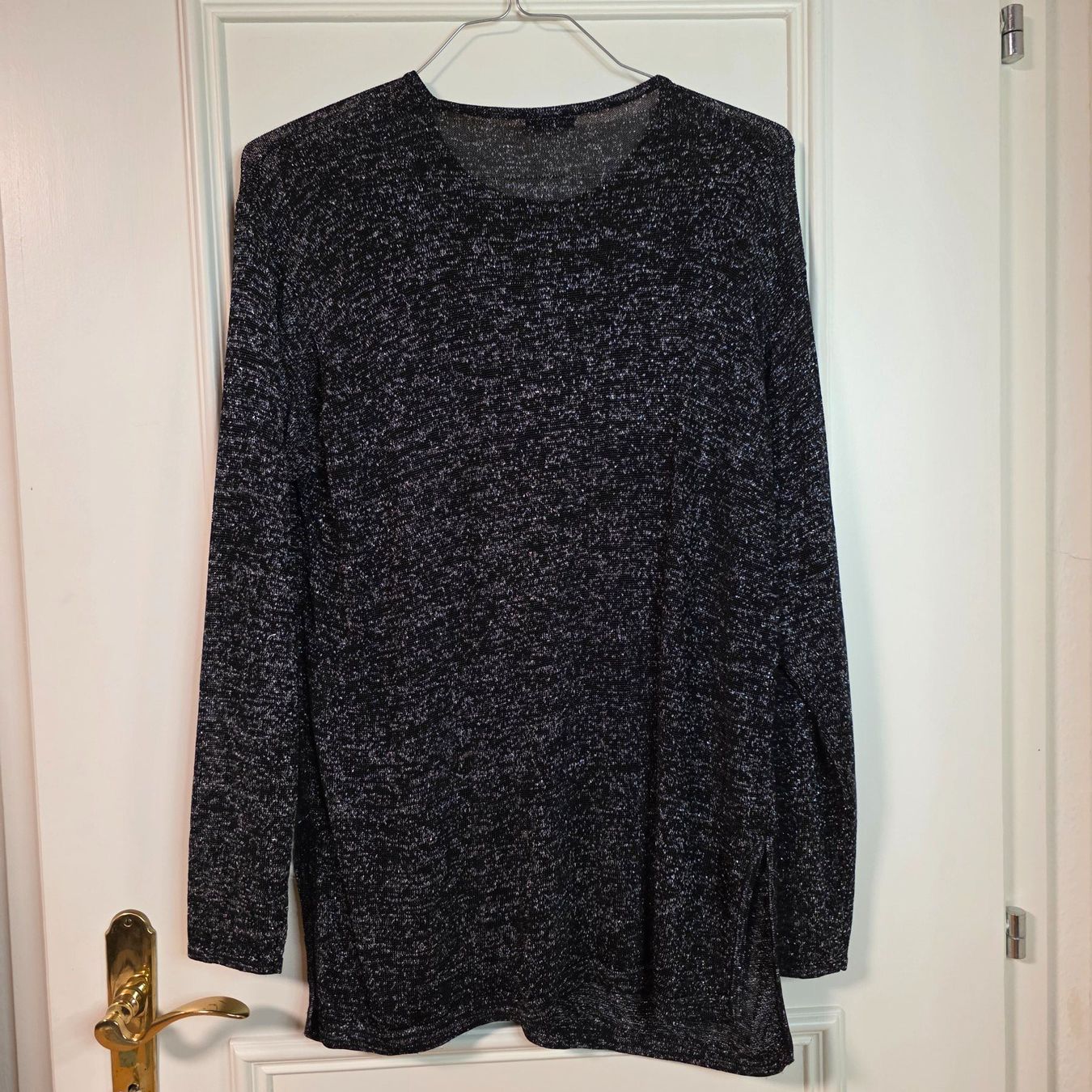 Pullover & Sweatshirts: Glitzerpullover schwarz silber Damen Gr. 40-L festlich – Gebraucht aus Wald ZH von CapLux 4