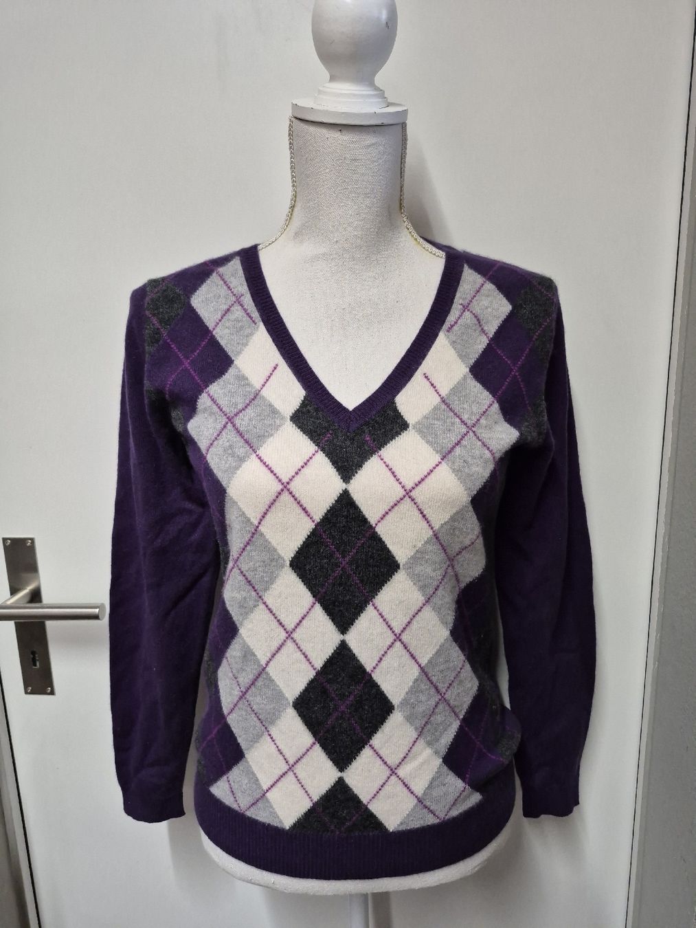 Maddison Maglioni & Felpe: Maddison Cashmere Pullover Gr.S Rautenmuster – Usato da Merligen venduto da muss_haben