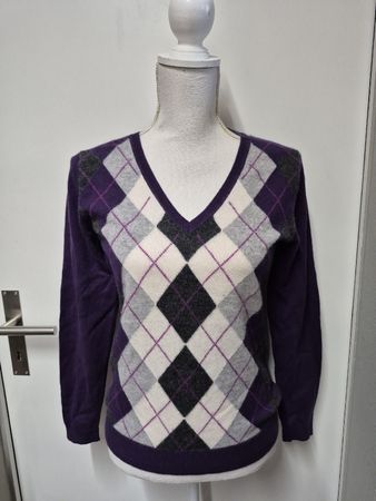 Maddison Cashmere Pullover Gr.S Rautenmuster