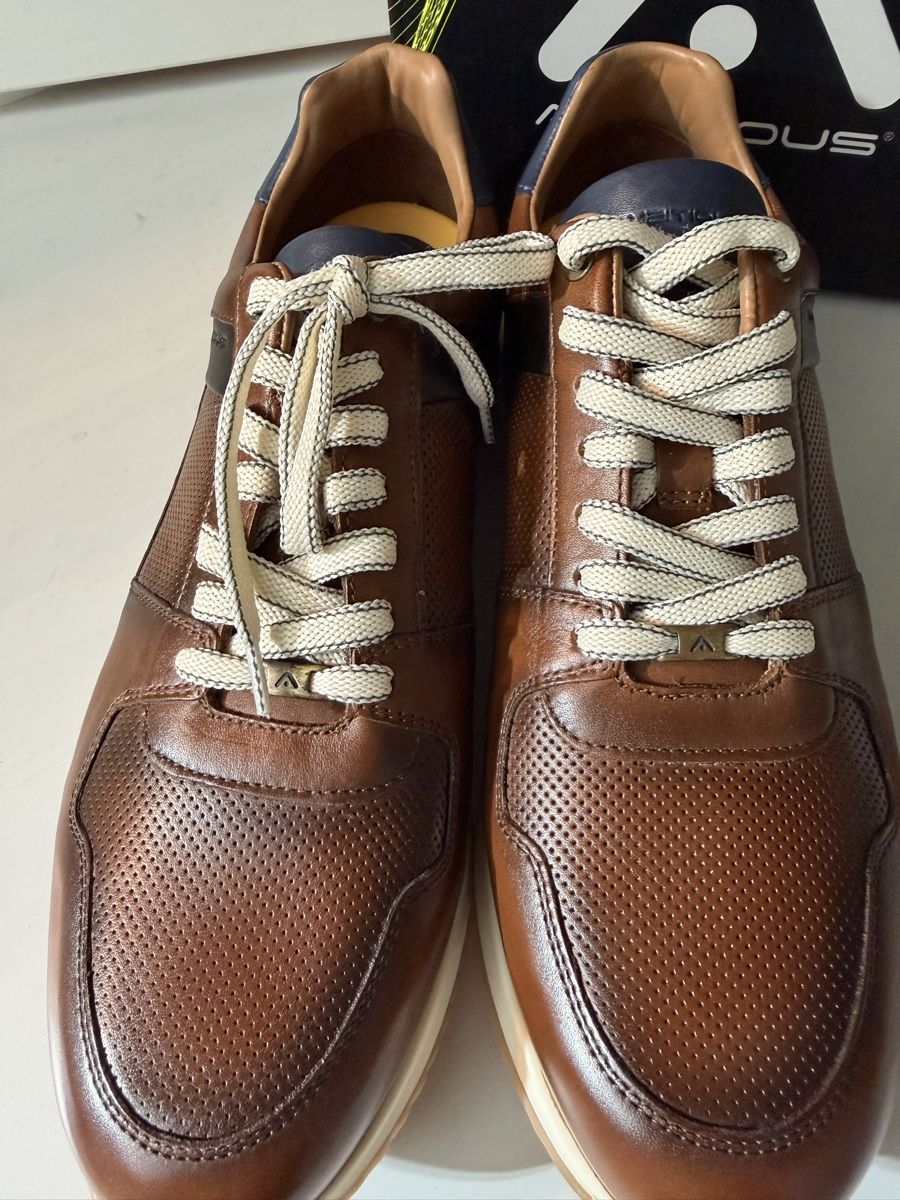 Scarpe da uomo: Baskets Ambitious cuir marron taille 44 neuves – Nuovo e nell'imballaggio originale da Brügg BE venduto da Goob 3
