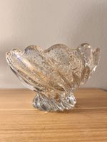 Glas Schale Dekoschale Muschel Gold Deko 🐚✨