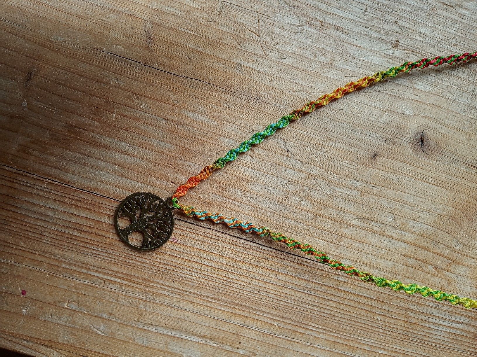 Catenine: Baum des Lebens Macrame Halskette NEU – Nuovo (secondo la descrizione) da Rehetobel venduto da Modi98 1