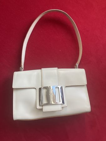 Vintage Salvatore Ferragamo Tasche, elfenbein - TOP!