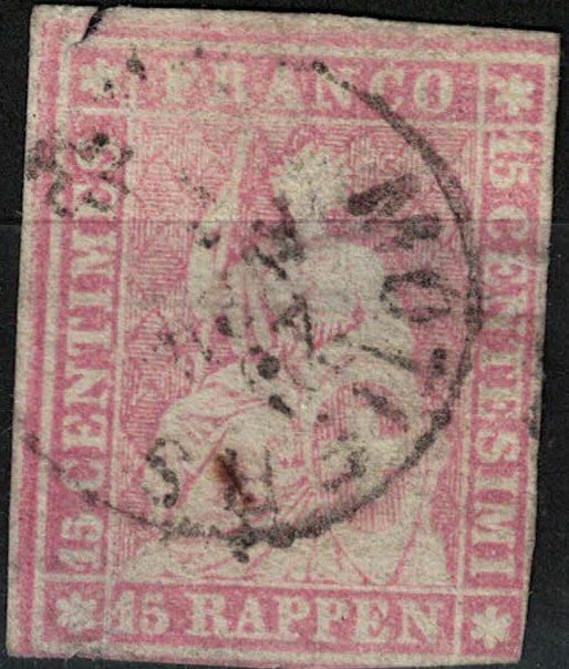 Alle Briefmarken: Strubel 24 gestempelt – Gebraucht aus Bern von bae_958f