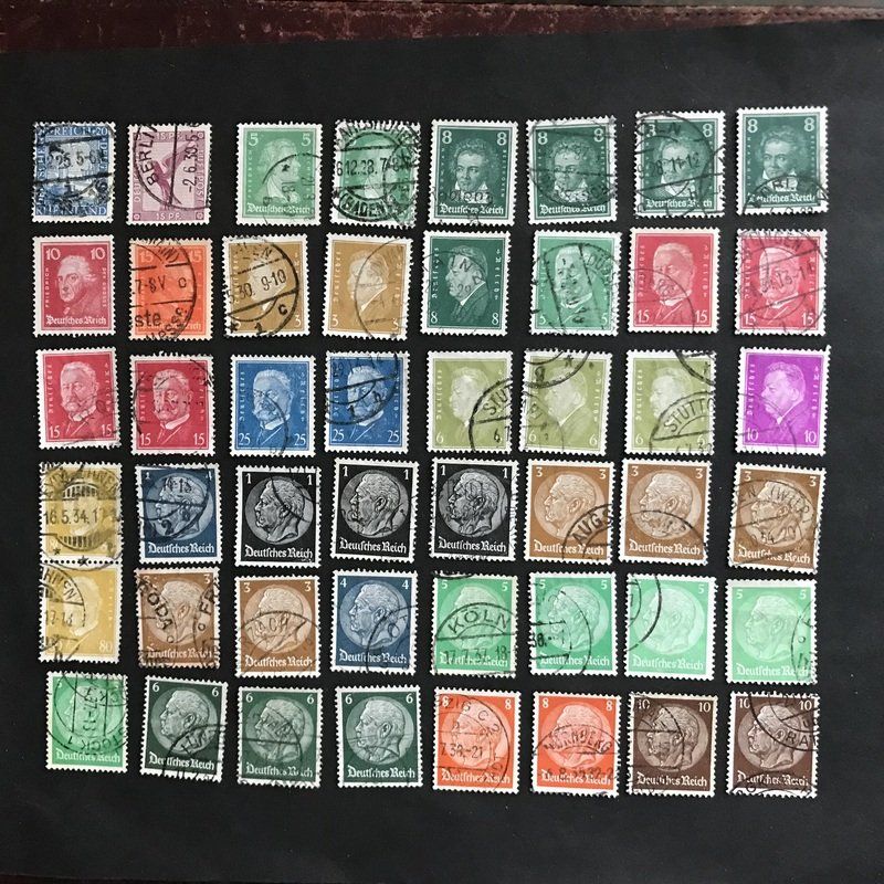Alle Briefmarken: Deutsches Reich 1923/36 kl. Sammlung gest – Gebraucht aus Uitikon Waldegg von Gooddeal05 2