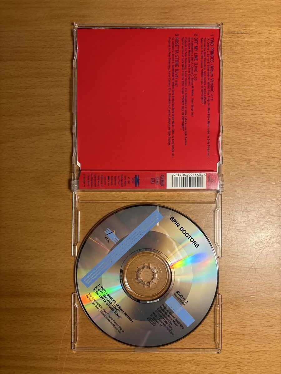 CDs: Spin Doctors - Two Princes (CD-Single) – Gebraucht aus Schüpfen von Cedric03 1