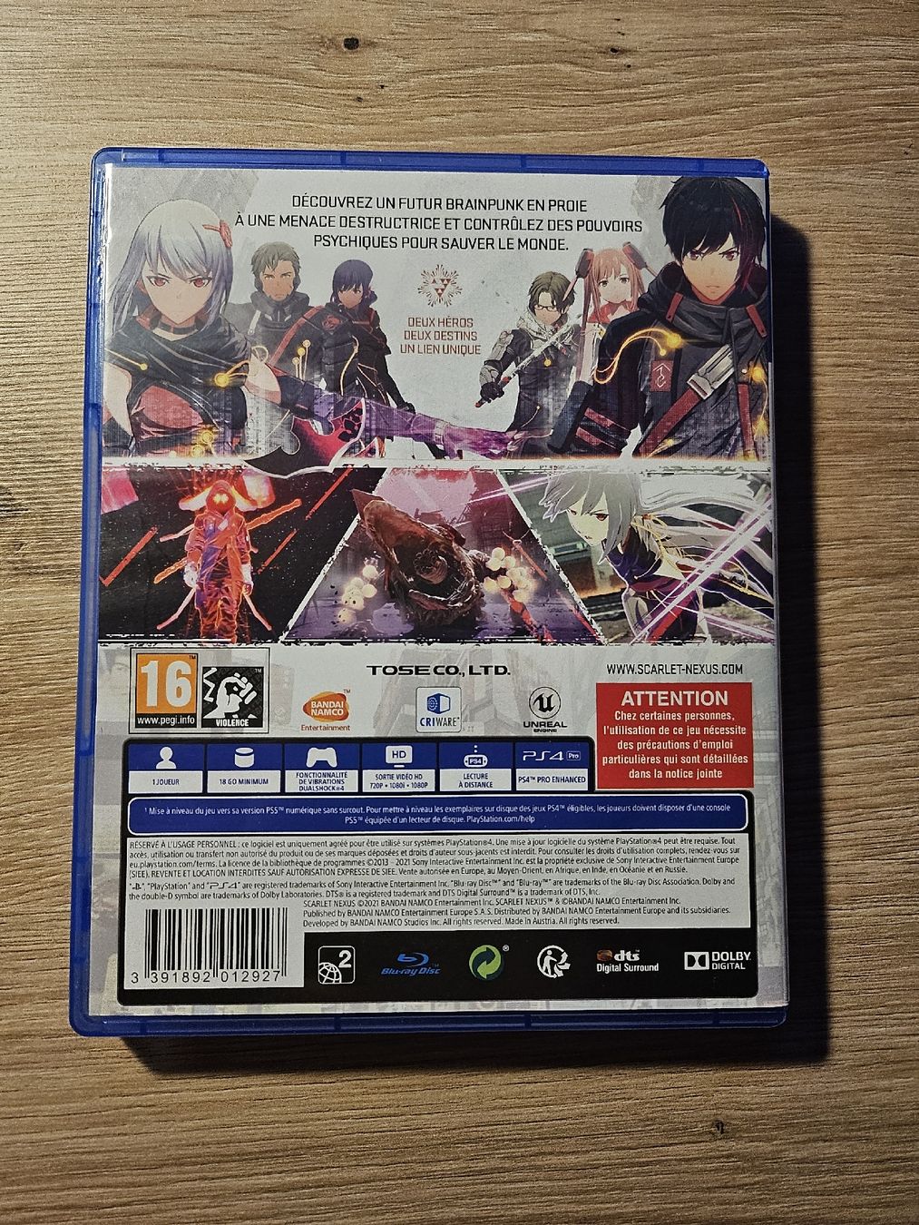 Giochi: Jeux PS4 Scarlet nexus – Usato da Poliez-le-Grand venduto da enz_8vrj 1