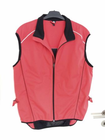 CRANE Gilet, Radfahrerweste, Gr 56 / XL,  rot