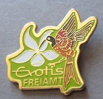 PIN, EXOTIS Freiamt, Blume Vogel, limitiert