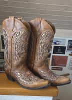 Cowboy Siefel / Boots von "Go west" USA, Grösse 7 1/2=ca.38