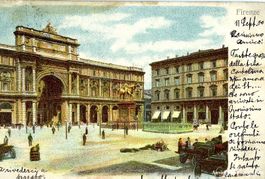 Firenze - Piazza Vittorio Emanuele 1900