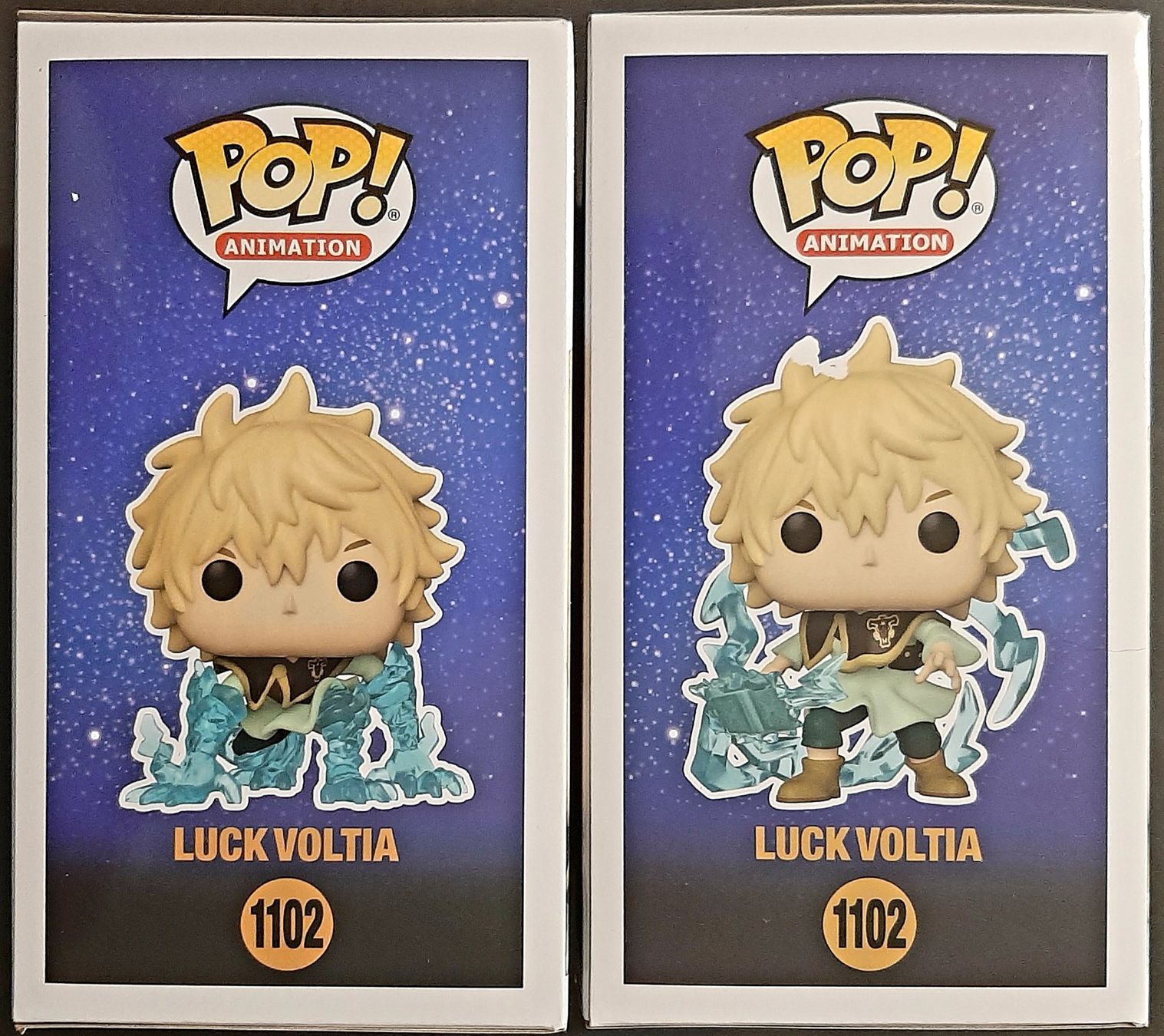 Funko Statuette: Funko Pop Black Cover  Luck Voltia CHASE – Nuovo e nell'imballaggio originale da Montet (Glâne) venduto da KOADA 2