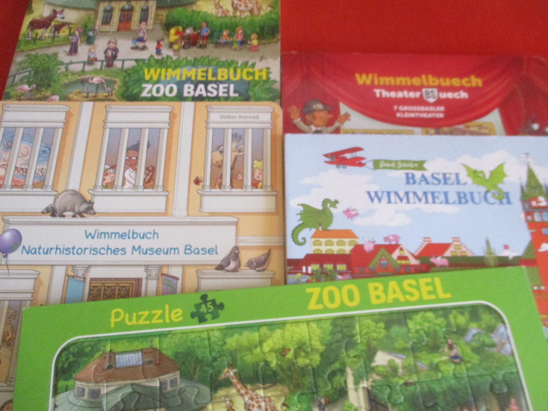 Libri: 4 x Wimmelbuch, 1 x Puzzle Basel – Usato da Birsfelden venduto da alles-muss-raus 1