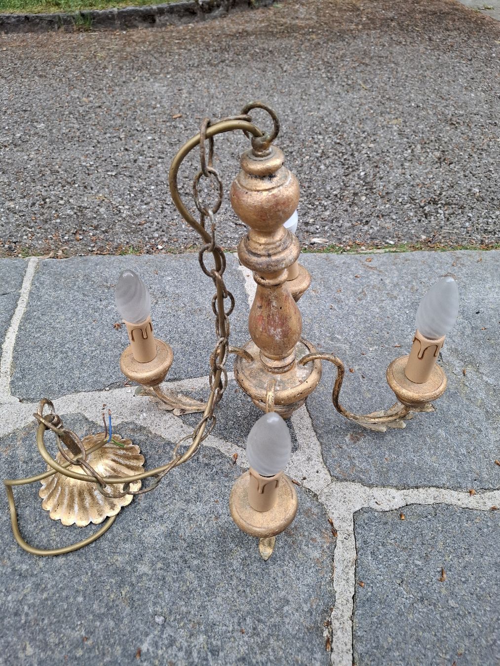 Kronleuchter & Deckenlampen: Lustre en bois – Gebraucht aus Le Locle von Maria.222