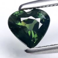 0,65 ct Saphir naturel cœur