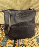 Elegante MCM Handtasche Shopper in Dunkelblau – Top Zustand!