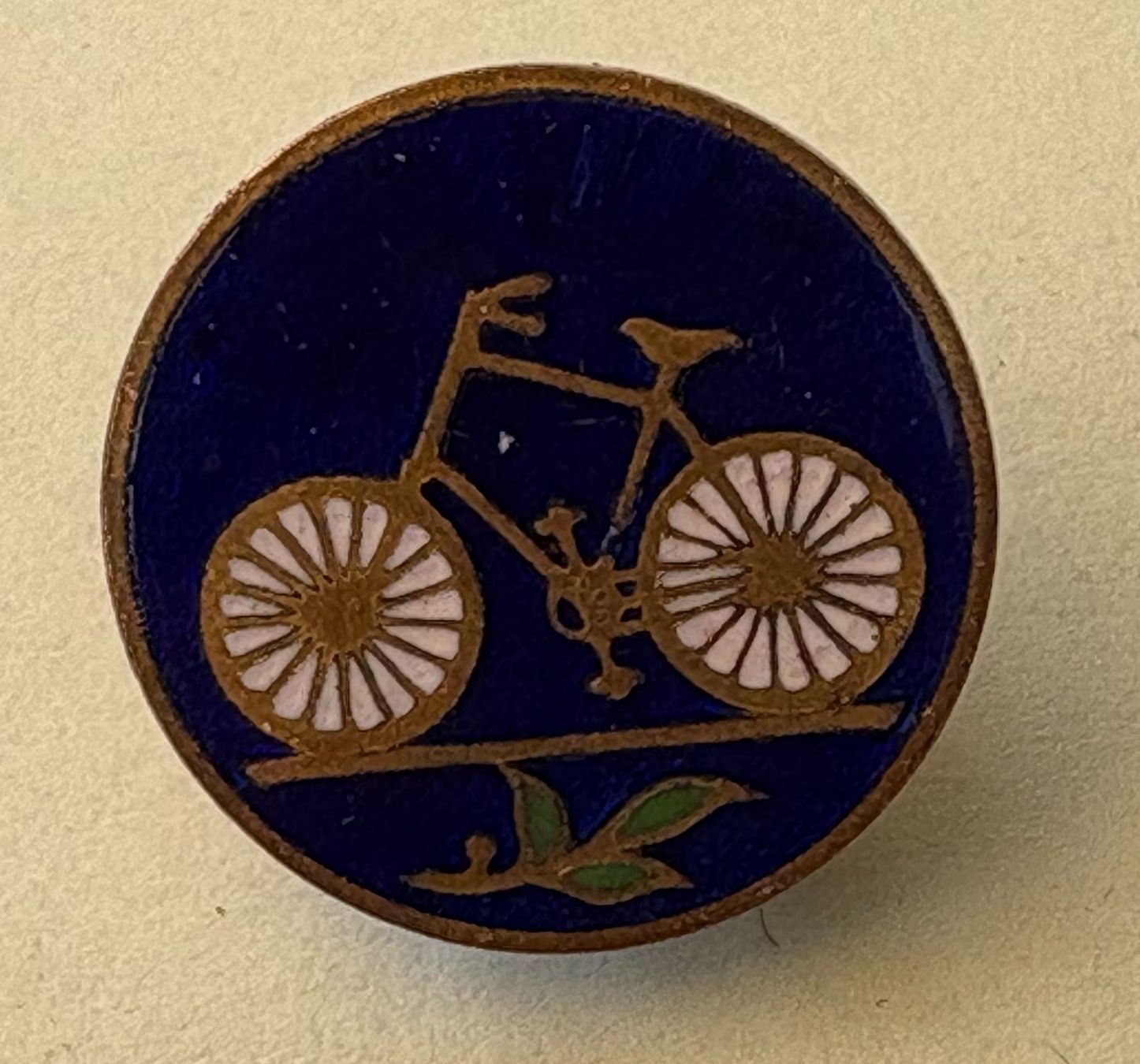 Placchette & Badge: ANSTECKER FAHRRRAD EMAILE BLAU – Usato da Ostermundigen venduto da wini63