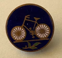 ANSTECKER FAHRRRAD EMAILE BLAU