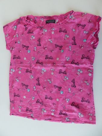 128  Girl      Shirt Barbie  100 % Baumwolle