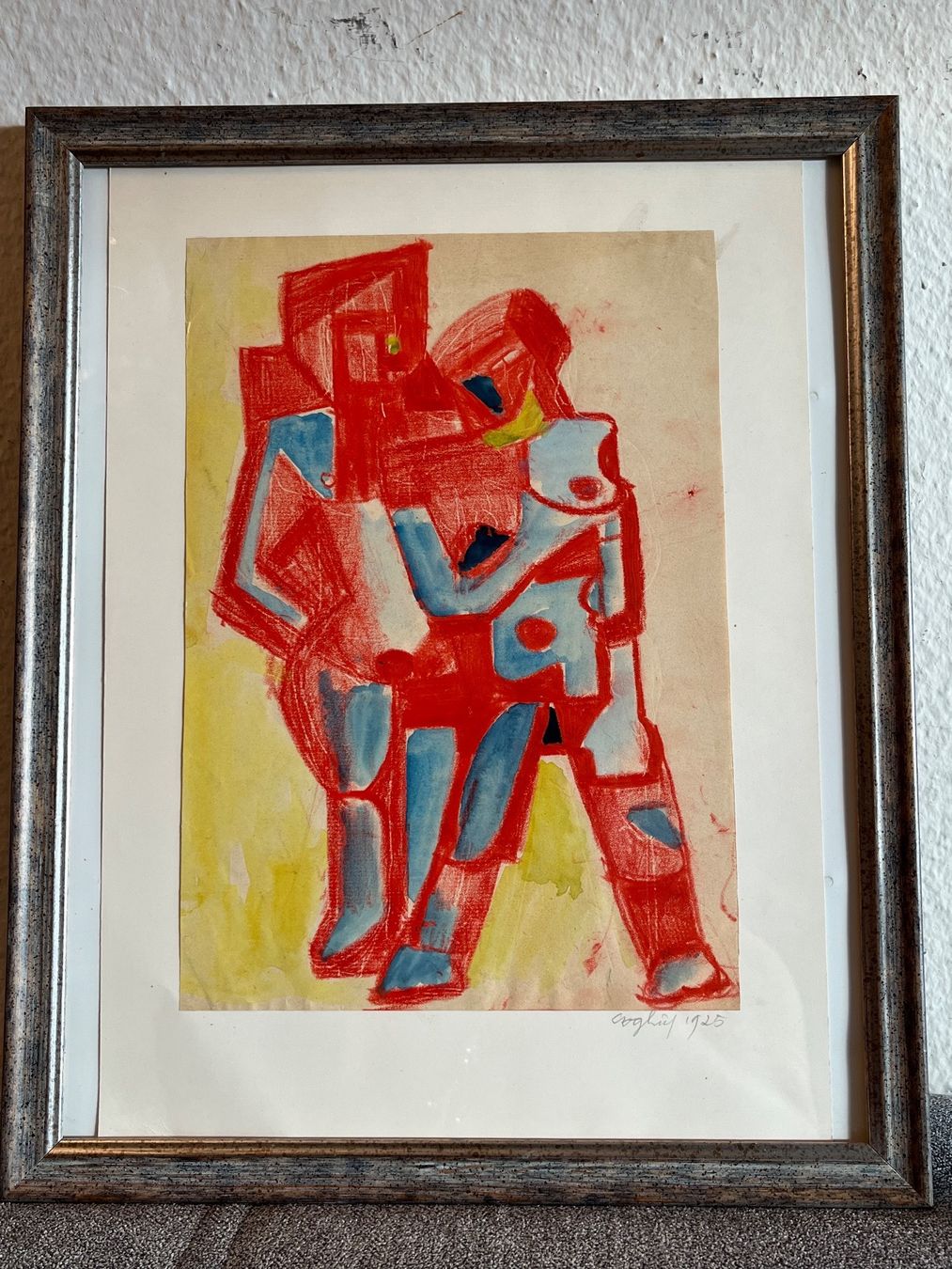 Dipinti: COGHUF - 1925 originelle  Ölpastell – Usato da Basel venduto da PAUL_ART 1