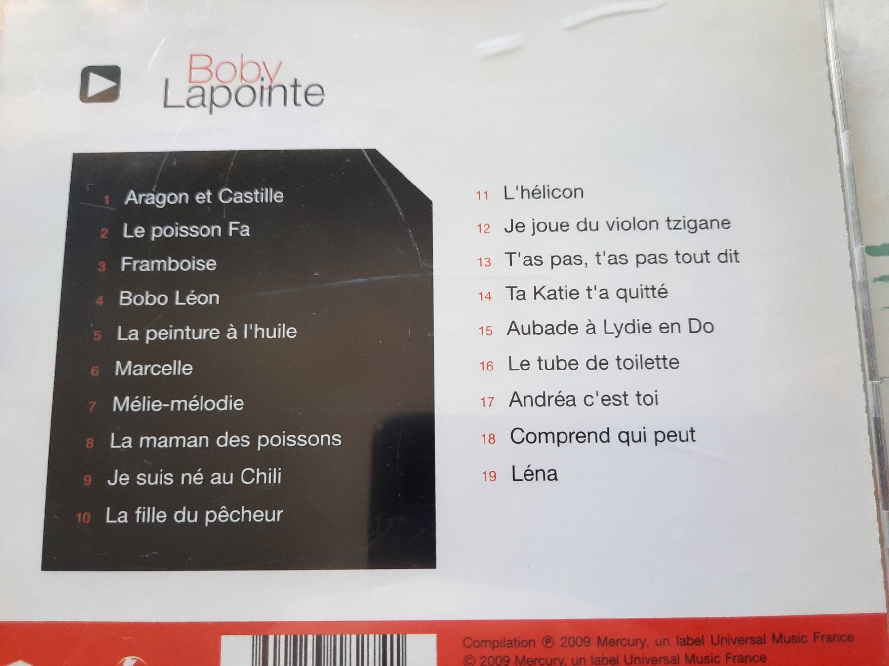 CDs: Cd Boby Lapointe - Master série – D'occasion à Pully par bro_n52j 2