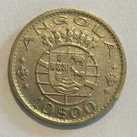 Seltene Angola Münze - 10$00 Escudos - Sammlerstück!