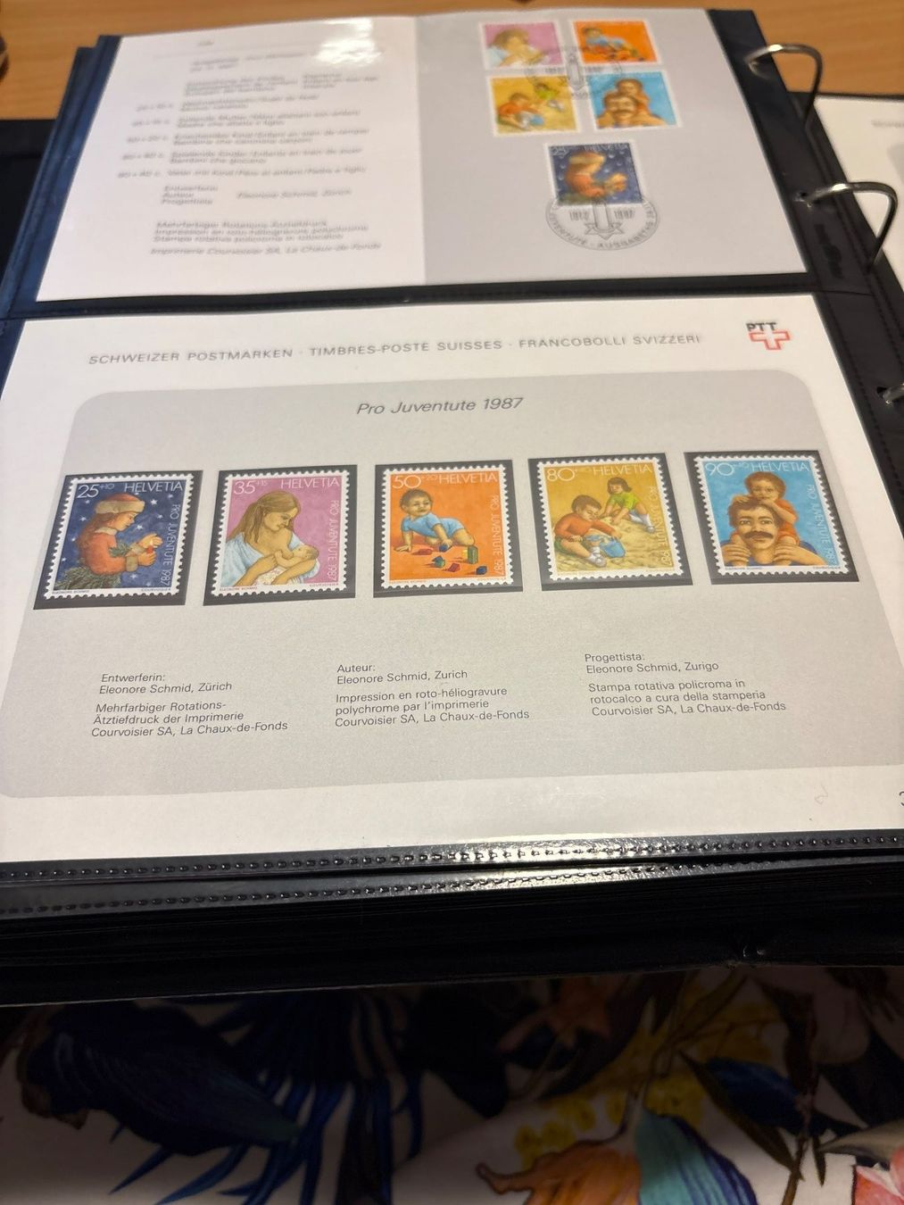 Tutti i francobolli: Suisse 1987 - Collection complète – Nuovo e nell'imballaggio originale da Palézieux venduto da Minou-Marc-Nico_Mimi 6