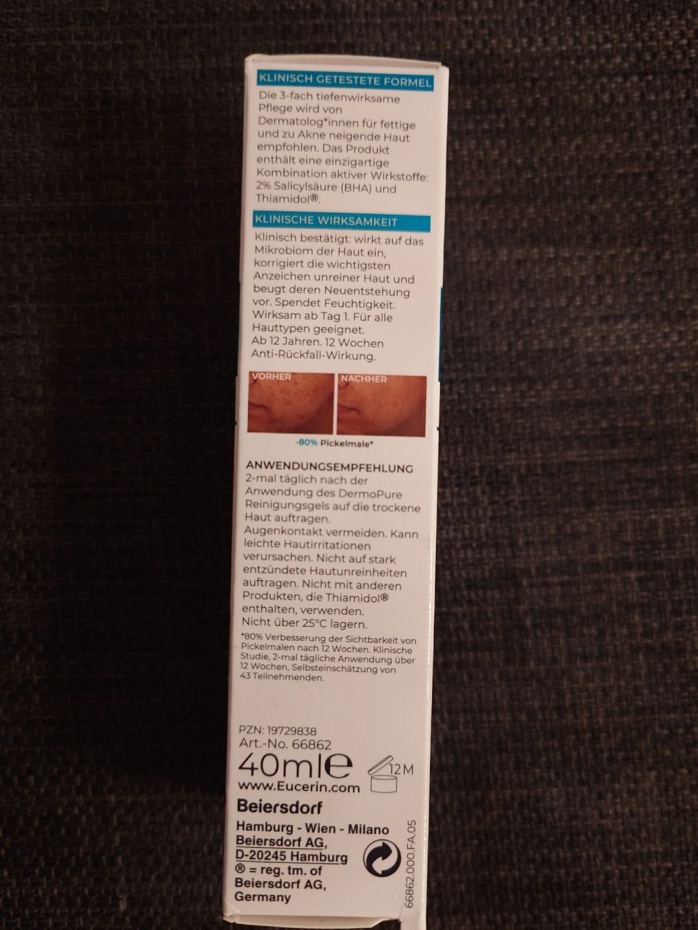 Cura del viso: NEU! Eucerin Dermopure Triple Action – Nuovo e nell'imballaggio originale da Uster venduto da snowy_6 1