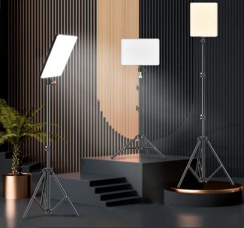 Lampade: LED Dimmbarer Beleuchtung Panel mit Stativ – Nuovo e nell'imballaggio originale da Geneve venduto da Titi2008 8