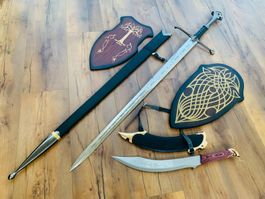 2 tlg. Herr der Ringe SET Flamme des Westens & Aragorn NEU
